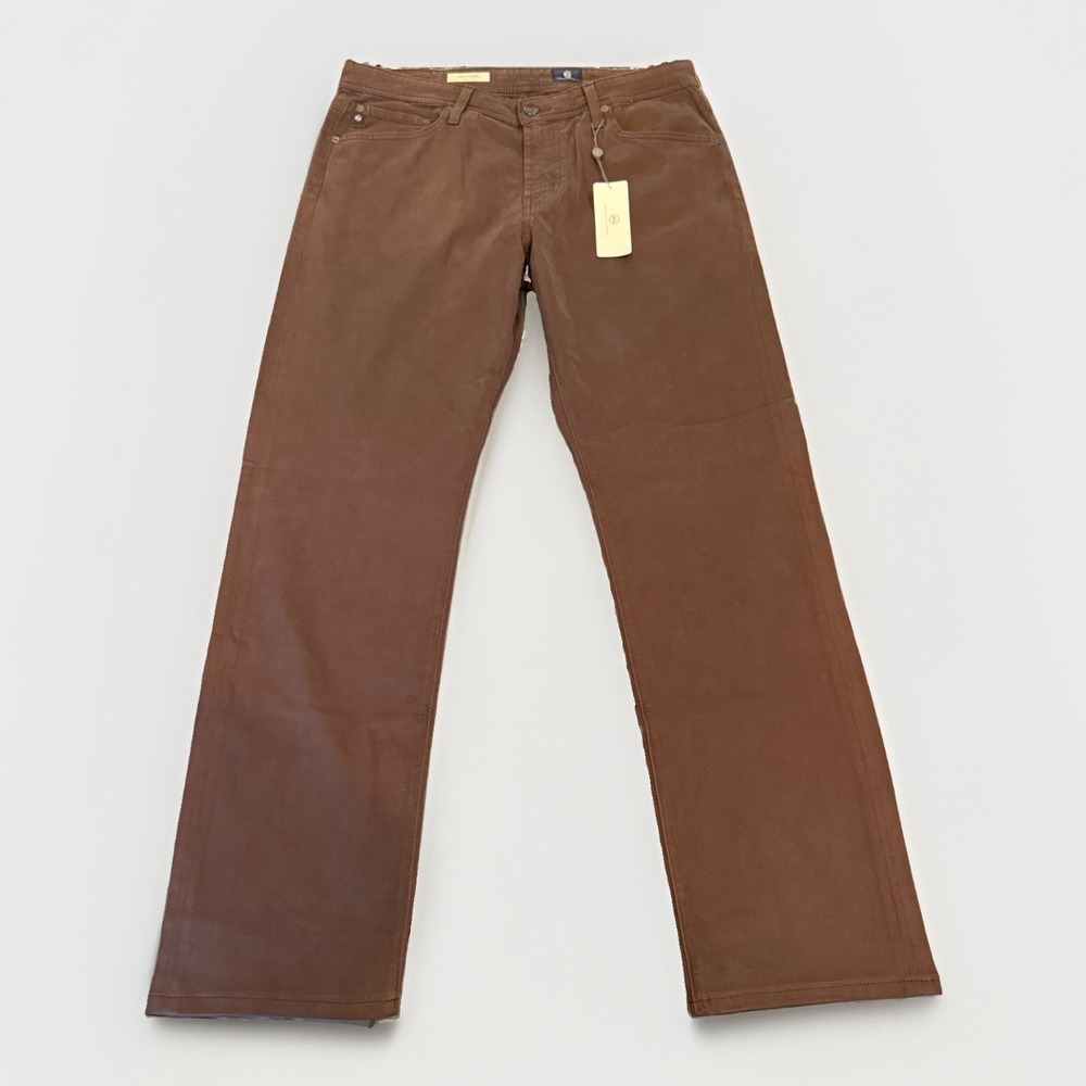 AG Adriano Goldschmied Brown Graduate Tailored Leg, Mexico, 33x32(31*), NWT